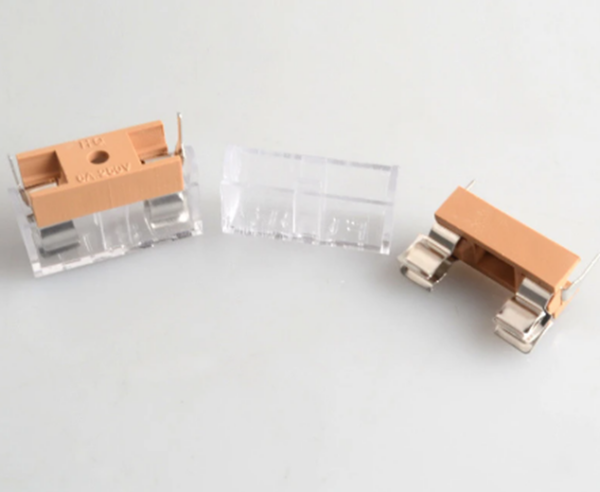 Portafusibili Per PCB 5x20 Mm Con Coperchio Trasparente, 10A 250V AC, Confezione Da 5 Pezzi, Montaggio Su Scheda